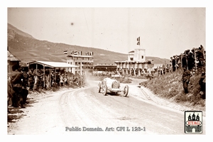1925 Targa Florio Bugatti Vizcaya Pierre #9 4th Race