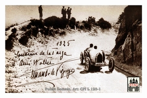 1925 Targa Florio Bugatti Vizcaya Ferdinand #10 RIT Race