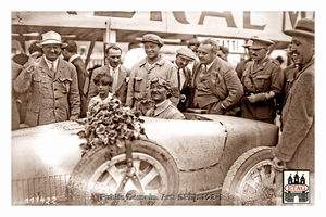 1926 San Sebastian Bugatti Goux #10 1st Winner2