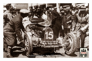 1926 Targa Florio Bugatti Dubonnet #15 5th Open hood