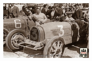 1926 Targa Florio Bugatti Caliri #6 10th Paddock