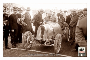 1926 Targa Florio Bugatti De Vitis #4 Dnf3laps Start