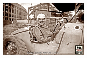 1927 Montlhery Bugatti Solomon #14 Dna Portrait