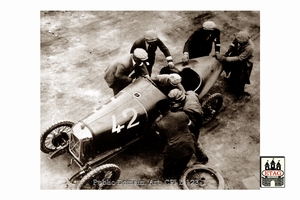 1927 Targa Florio Salmson Fagioli #42 8th Changing Tyre