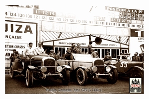 1928 Le Mans Salmson Casse & Rousseau #35 10th Paddock