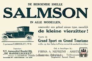1925 AD Salmson AutoMij De Handelsgeest Netherlands