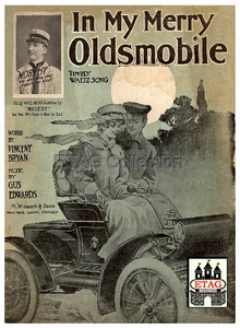 1902 AD Oldsmobile ``In my Merry Oldsmobile``