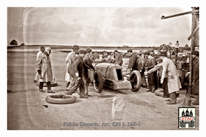 1927 Montlhery Voisin Marchand Morel & Kiriloff # Tyre chang