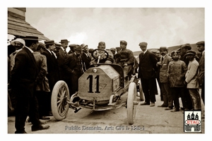 1911 Targa Florio Alfa Ugo Ronzoni #11 RIT Start