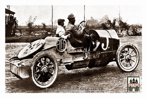 1913 Parma Poggio di Berceto Alfa Fraschini #5 7th In car