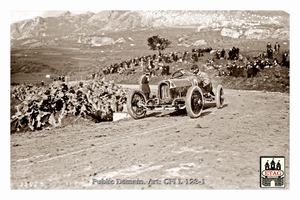 1923 Targa Florio Alfa Ascari #10 2nd Race curve