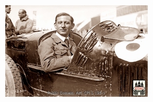 1925 Montlhery Alfa Ascari #8 Sozzi in Ascari car