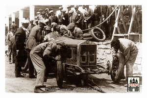 1928 Targa Florio Alfa Marinoni #30 RIT Pits repair
