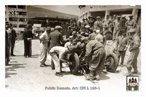 1929 Targa Florio Alfa Varzi #30 RIT Pits repair
