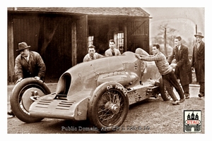 1926 Pendine Sands Blue Bird Campbell record car3 Pushed