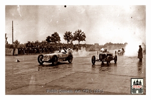 1927 Monza Delage Benoist #4 1st Start