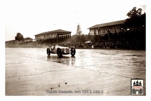 1927 Monza Delage Benoist #4 1st Finishing