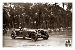 1931 Le Mans Alfa Sir Birkin #16 1st Race