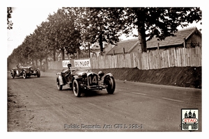 1931 Le Mans Alfa Tehender #14 Dnf Race