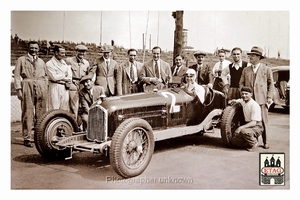 1932 Monaco Alfa Caracciola #2 2nd Paddock