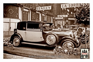 1929 Grand Palais Paris Bugatti Carroserie Weyman Stand