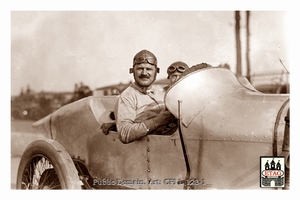 1916 Astor Cup Sunbeam Louis Chevrolet Portrait
