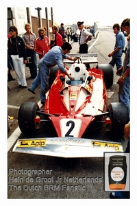 1976 Zandvoort Ferrari Regazzoni #2 2nd Pitlane2