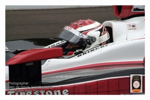 2011 Indianapolis Honda (27) Ryan Briscoe #6 Penske Closeup